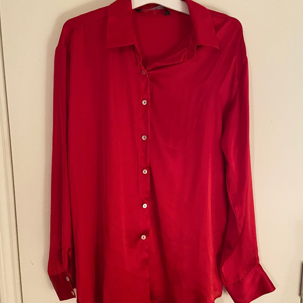 Zara button down shirt